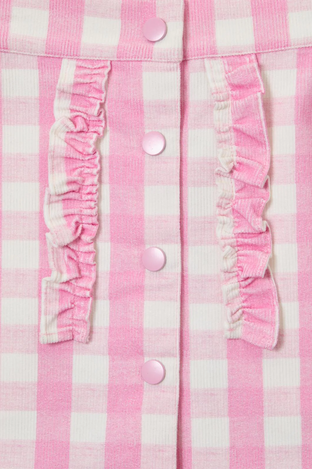 Gingham Kids Frill Skirt - Image 4
