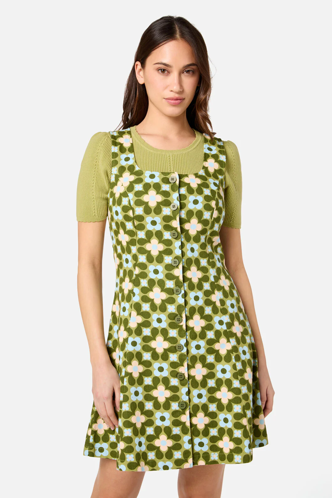 Ginny 60's Mini Pinafore - Image 3