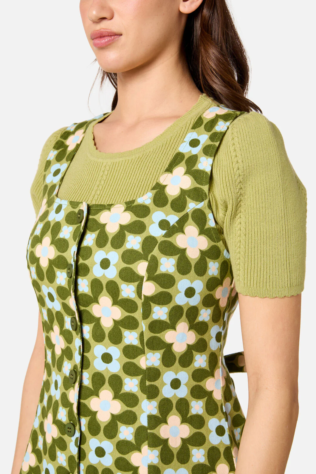 Ginny 60's Mini Pinafore - Image 8