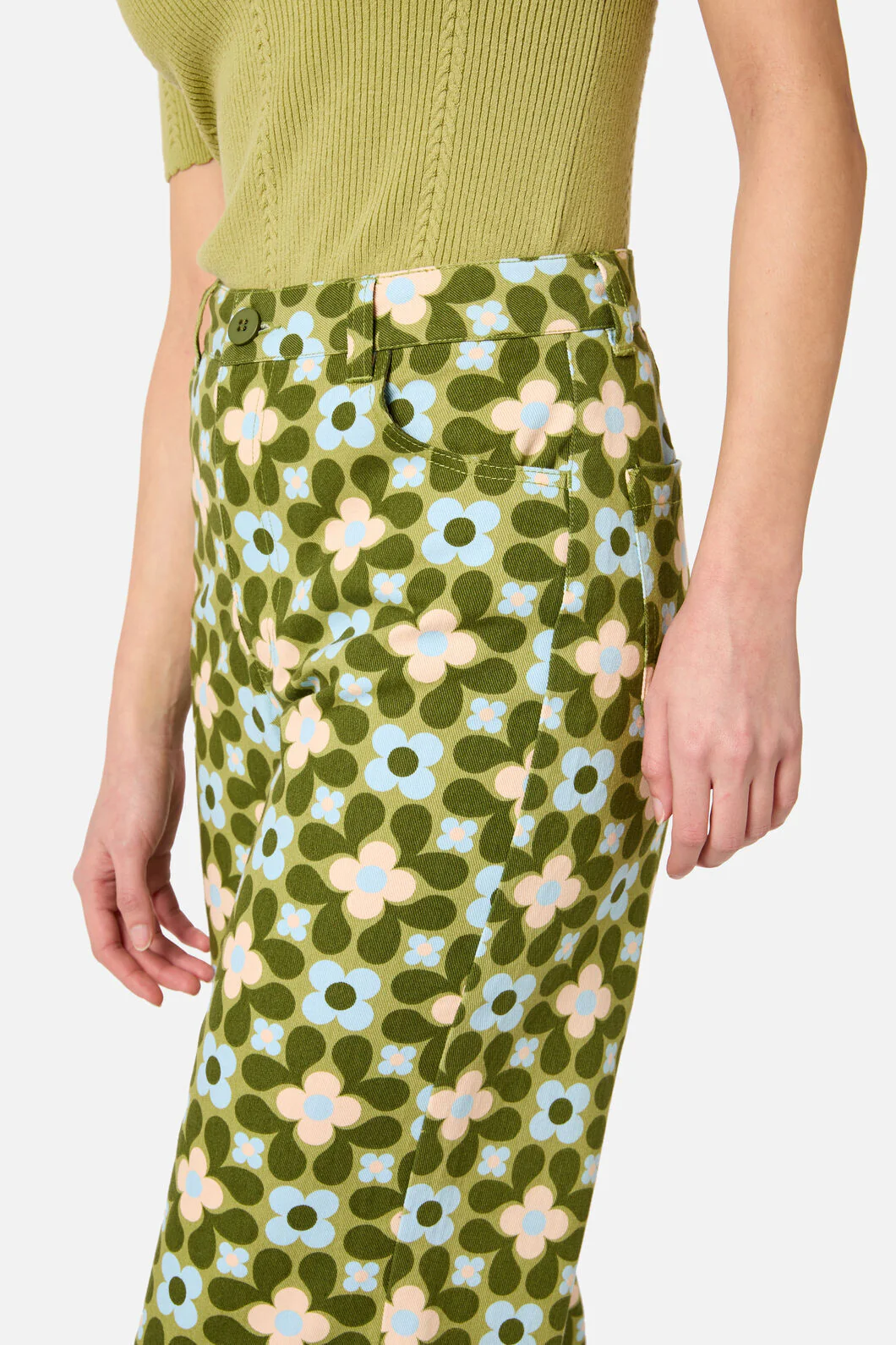 Ginny 60's Printed Jean - Image 7