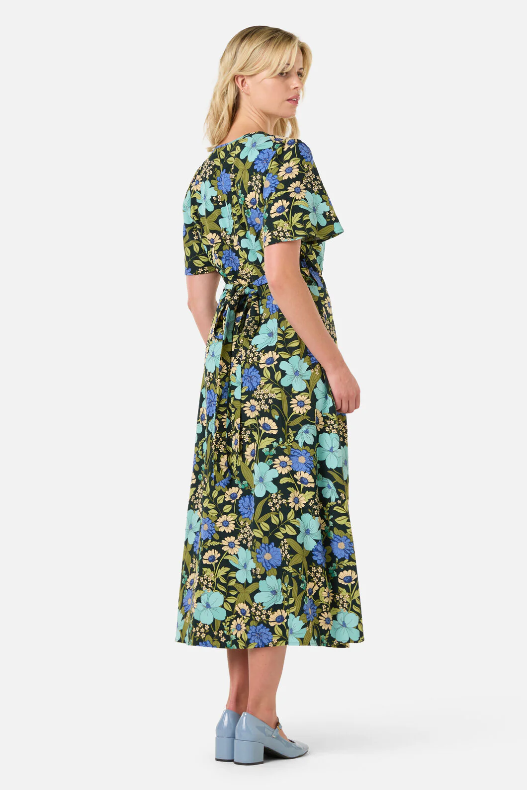 Gloria 70'S Floral Midi Dress - Image 5