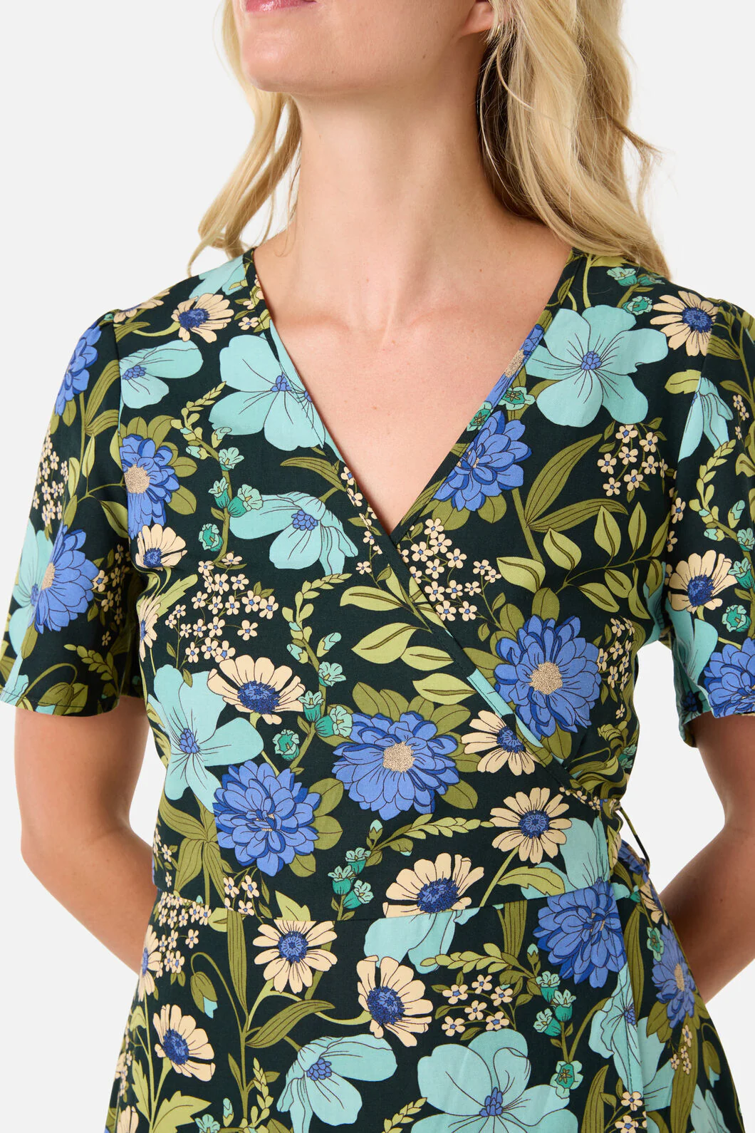 Gloria 70'S Floral Midi Dress - Image 8