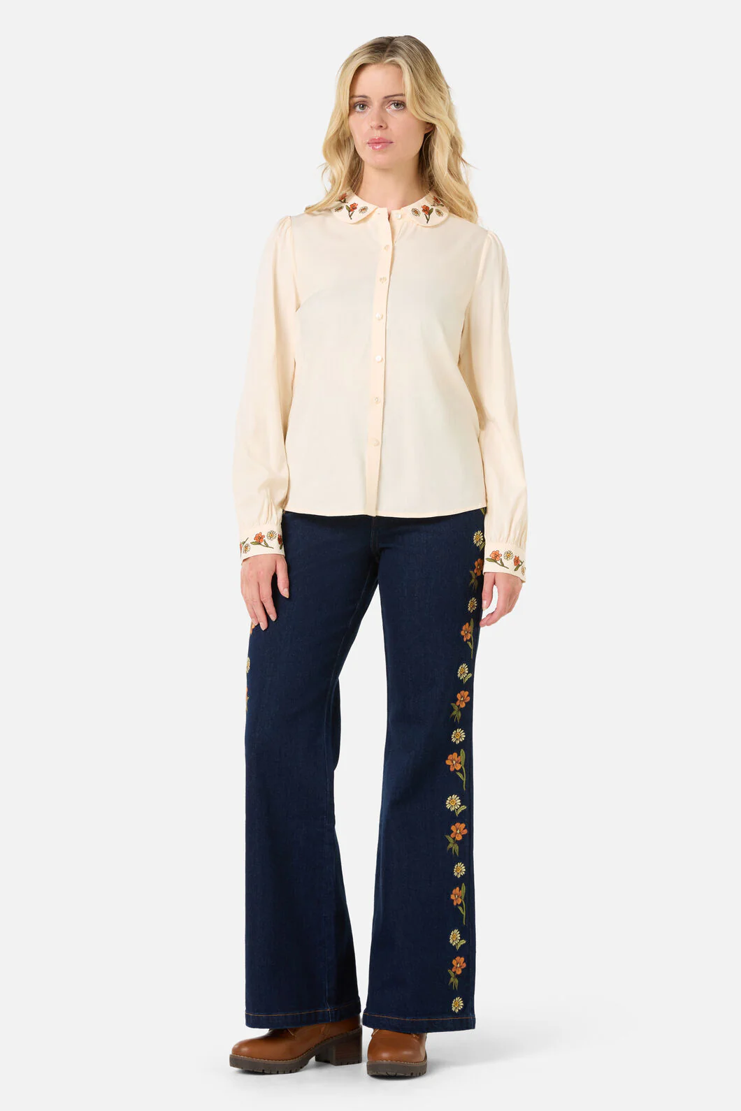 Gloria Embroidered Blouse - Image 2