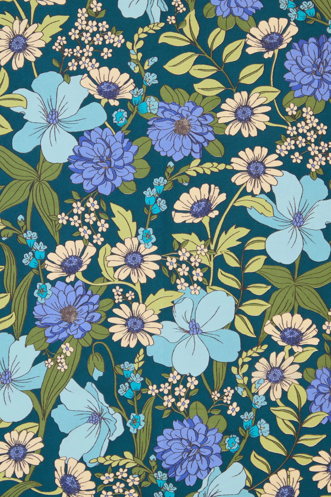 Gloria Floral Satin Scarf - Image 3