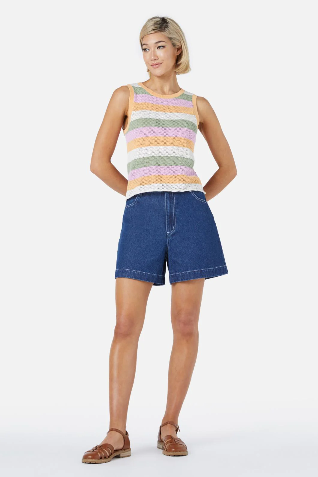 Grace Stripe Knit Top - Image 3