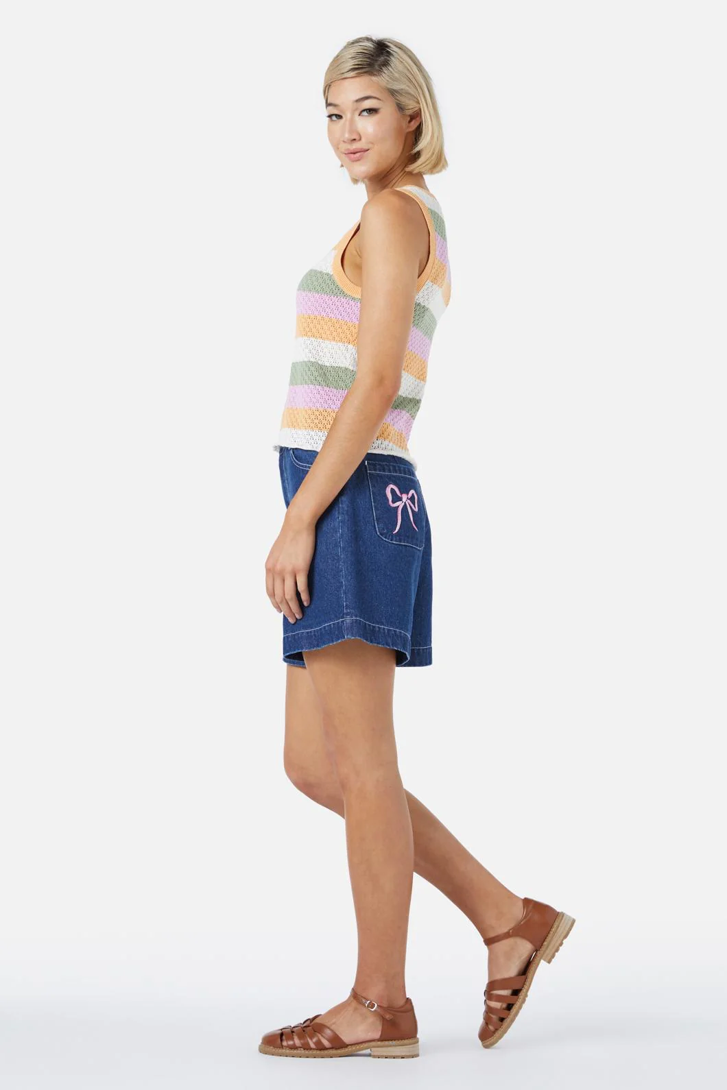 Grace Stripe Knit Top - Image 4