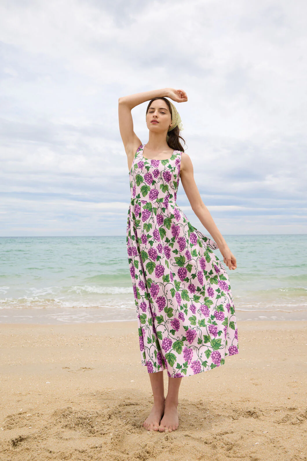Grape Vine Midi Dress - Image 4