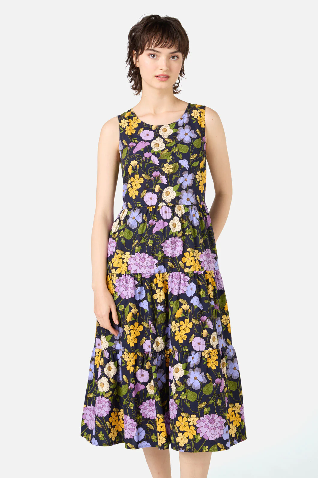 Grasshopper Floral Midi Dress - Image 2