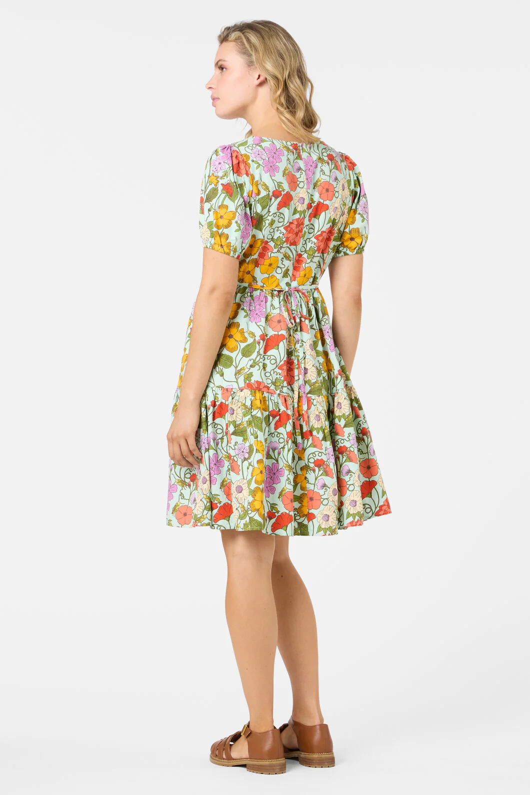 Grasshopper Floral Mini Dress - Image 7