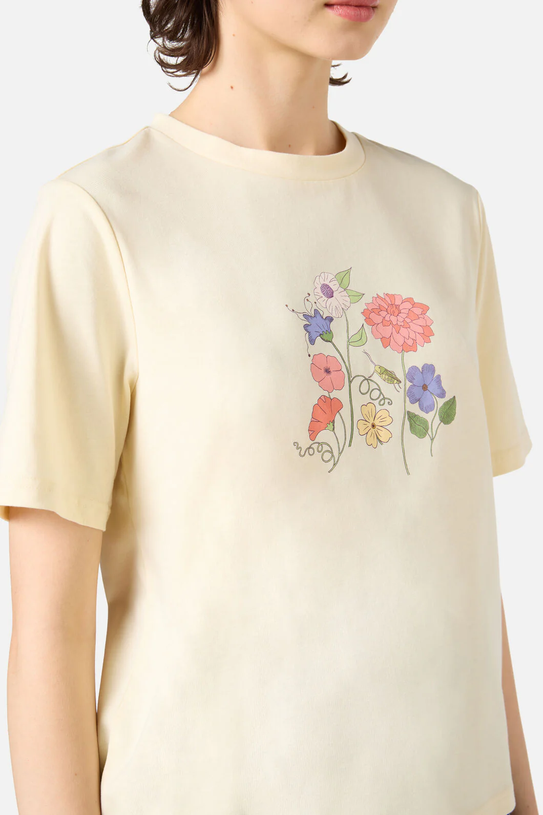 Grasshopper Floral Relaxed Tee - Image 5