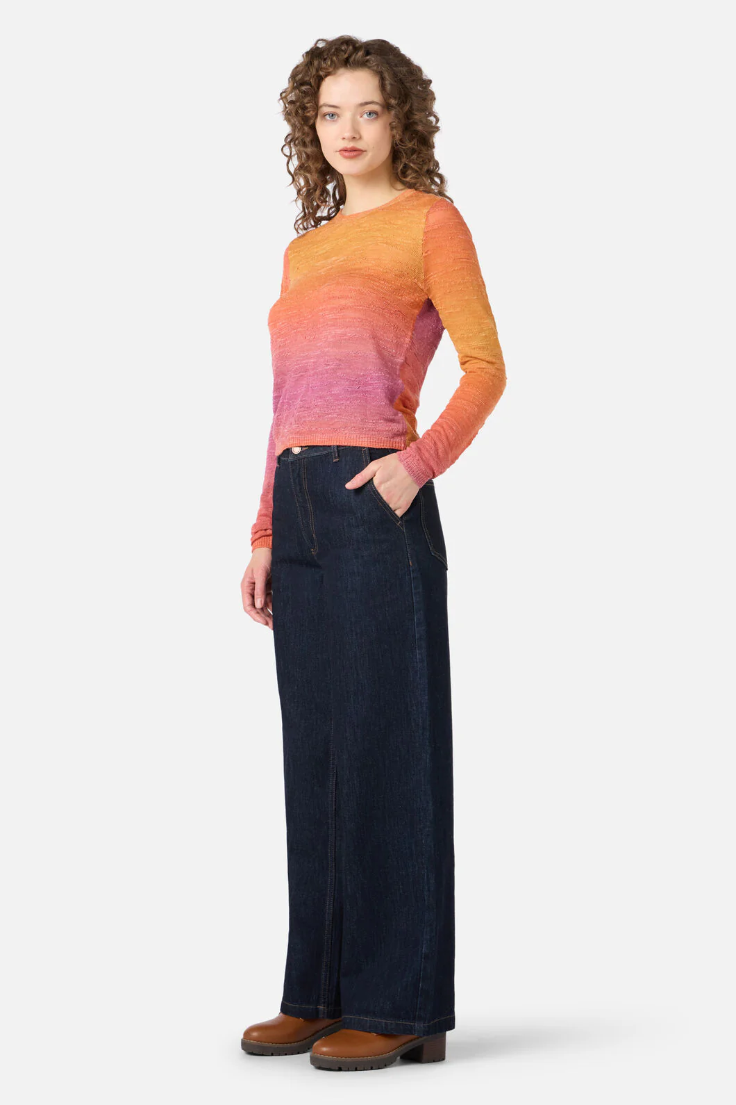 Harlow Ombre Knit Top - Image 7