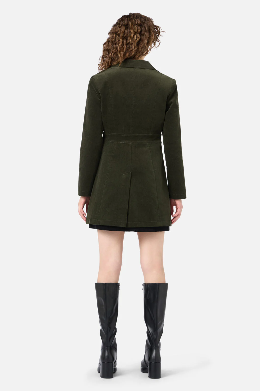 Hazel A-Line Long Cord Jacket - Image 15