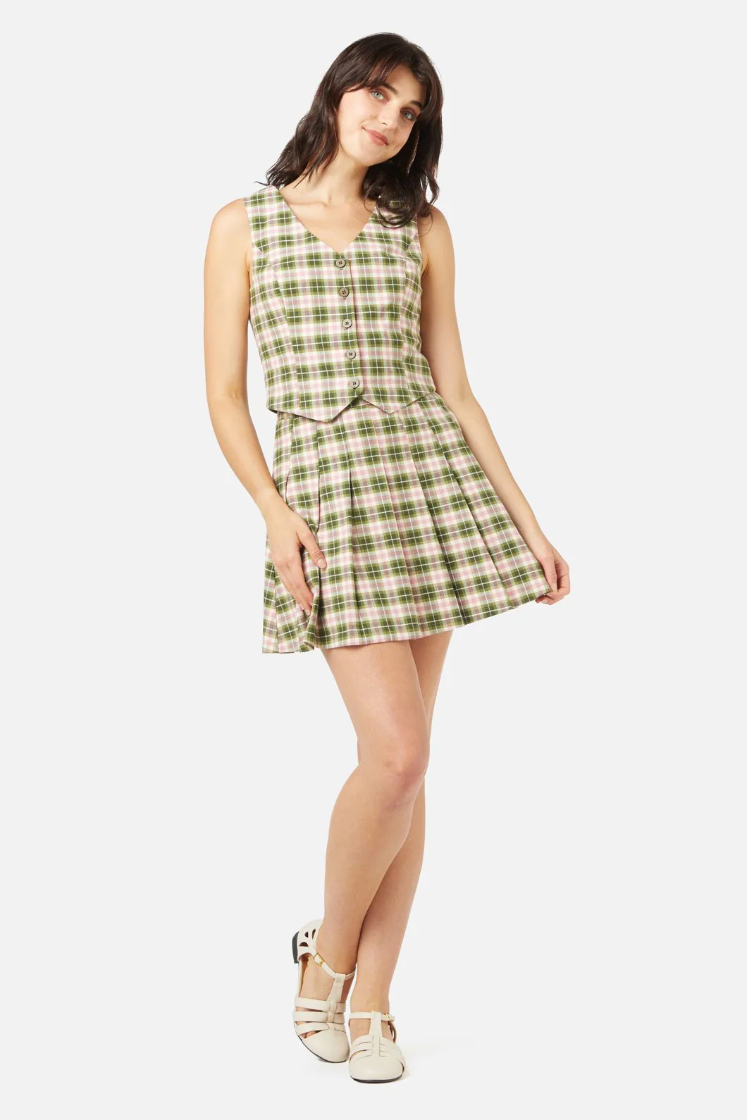 Hazel Check Skirt - Image 5