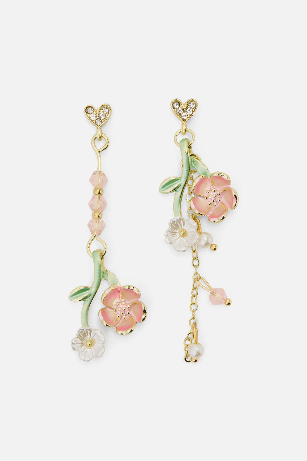 Heart & Blossom Earrings