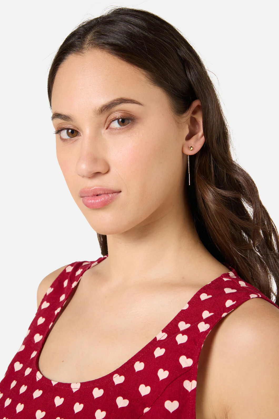 Heart Drop Earrings