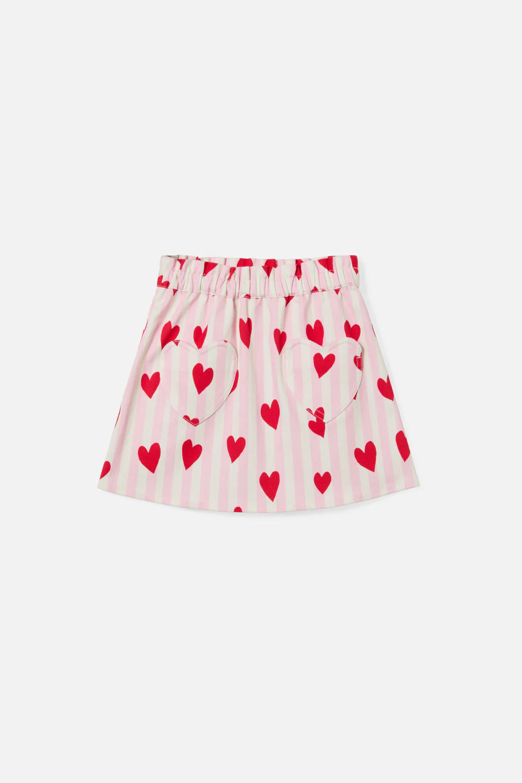 Heart Stripe Kids Skirt - Image 3