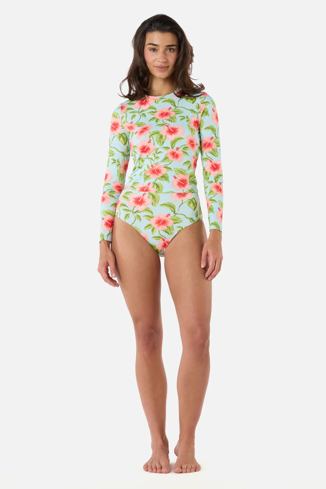 Hibiscus Rashie Swim Top - Image 2