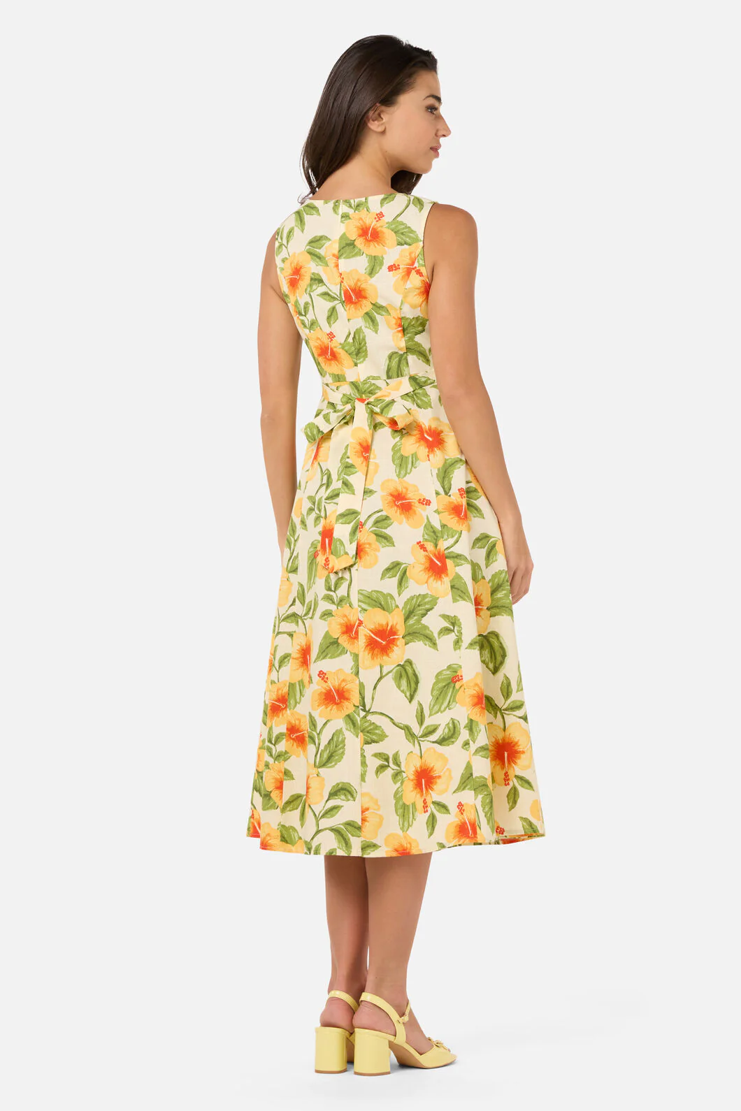 Hibiscus Summer Midi Dress - Image 8