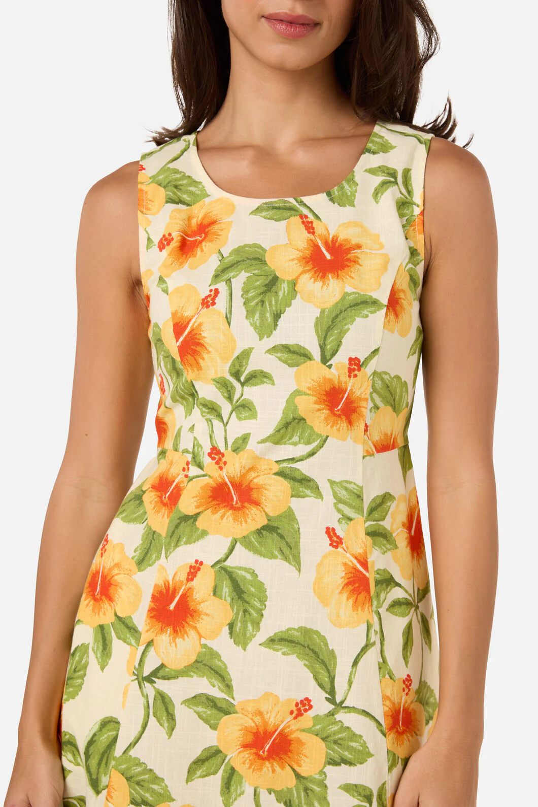 Hibiscus Summer Midi Dress - Image 9