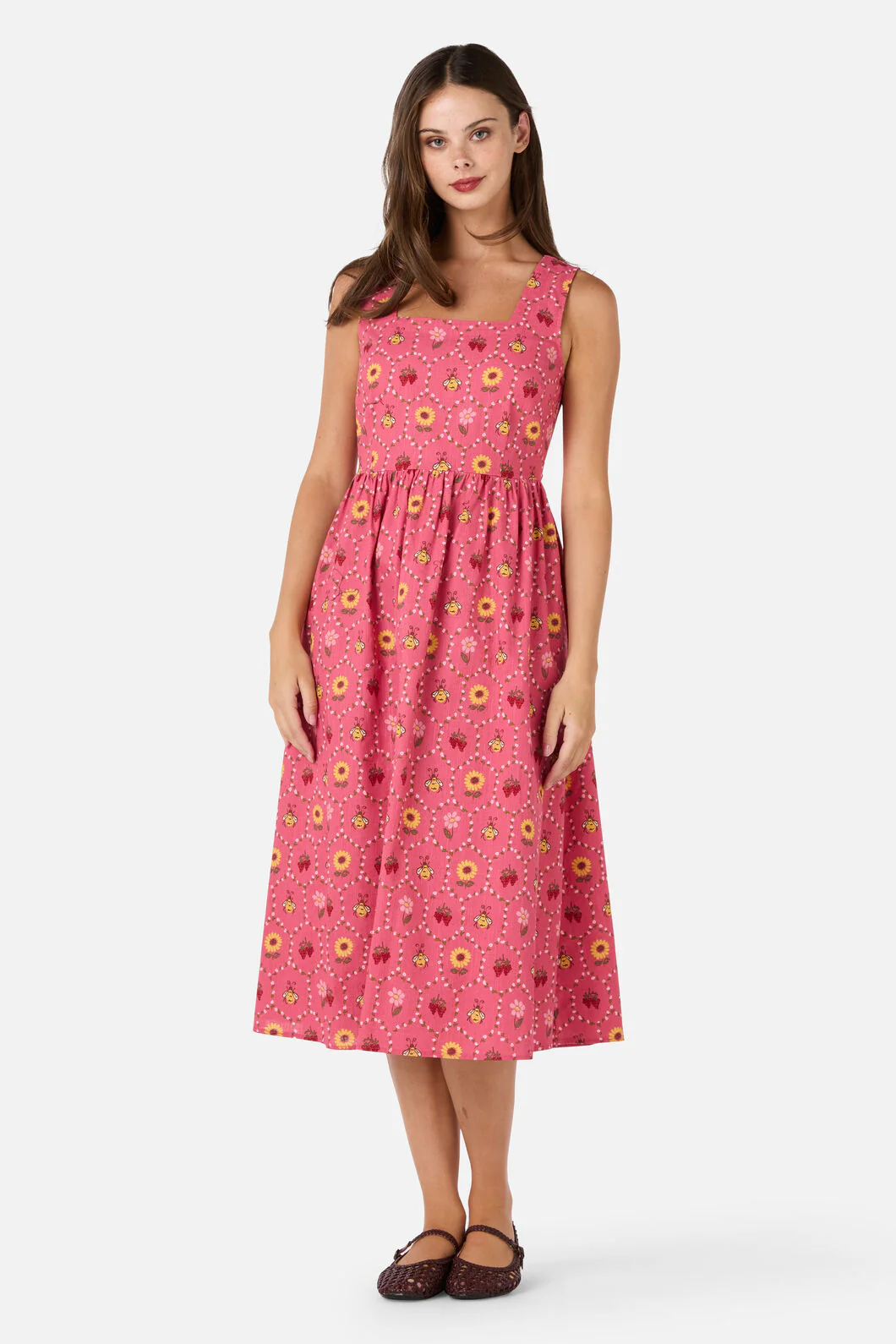 Honey Bee Hive Midi Dress - Image 3