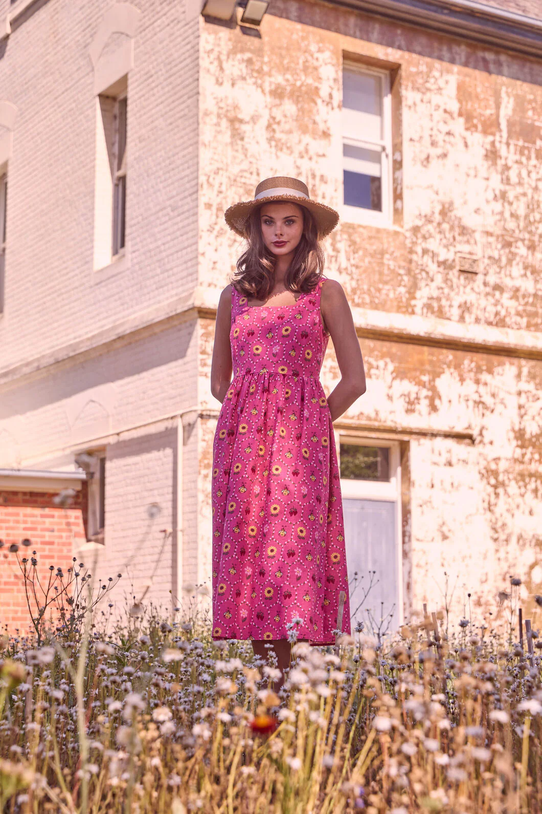 Honey Bee Hive Midi Dress - Image 4