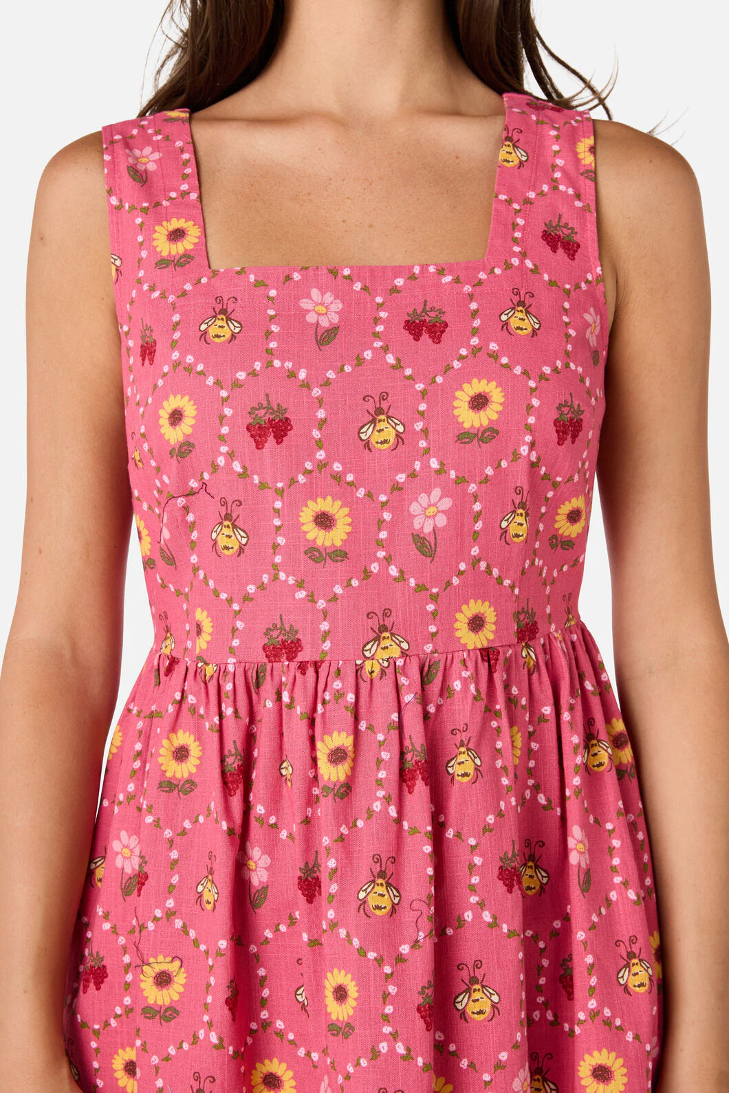 Honey Bee Hive Midi Dress - Image 7