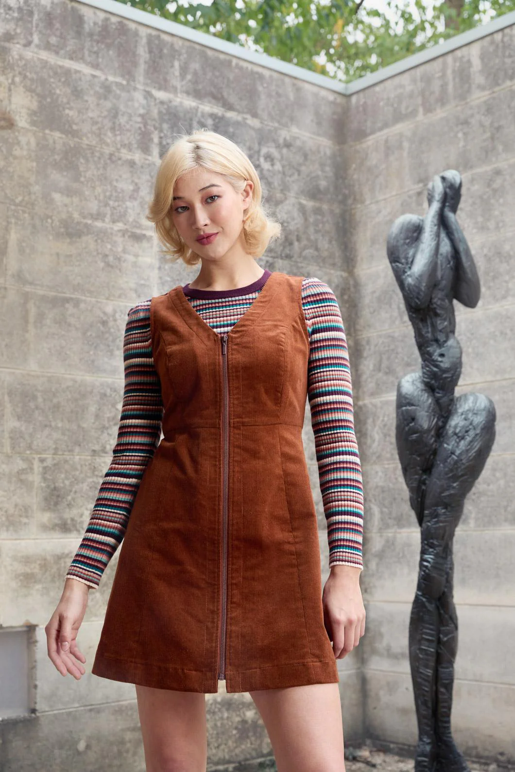 Honey Cord Pinafore - Image 4