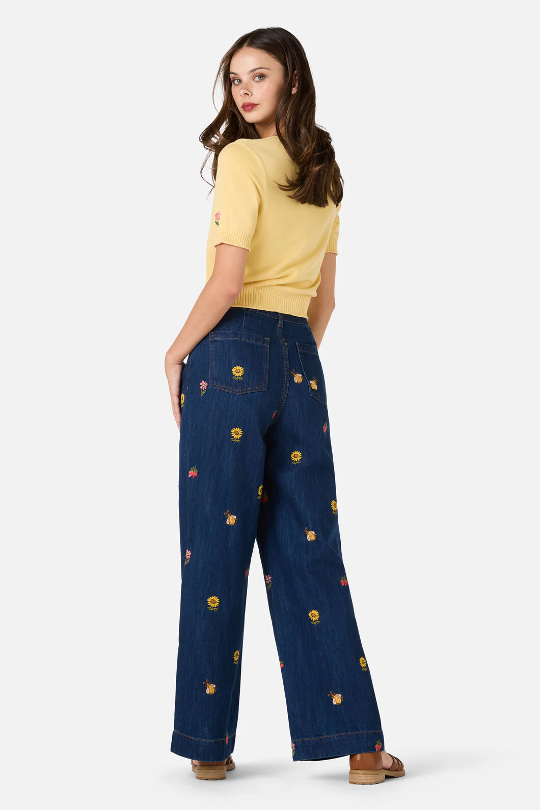 Honey Embroidered Cardigan - Image 4