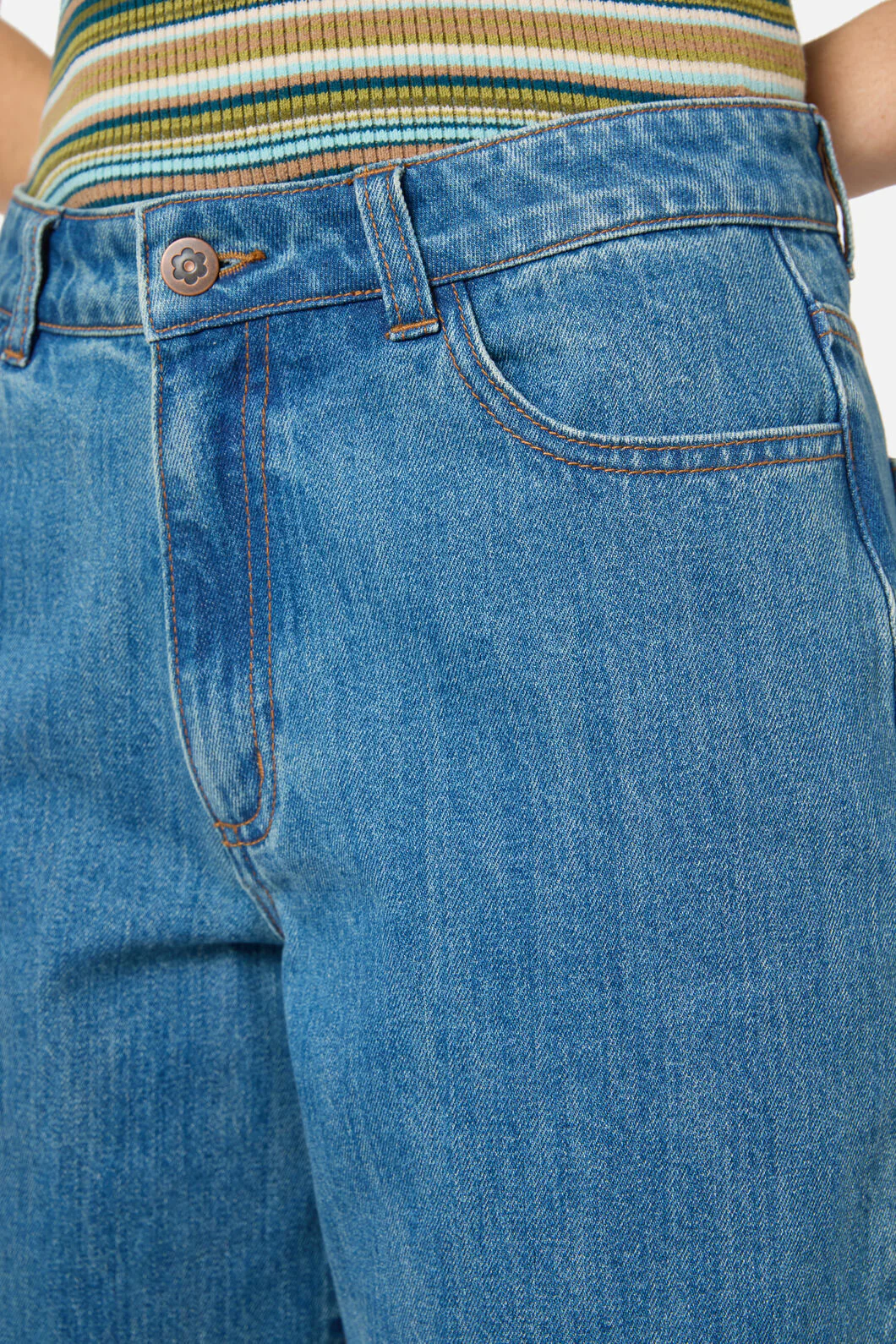 Ivy Mid Rise Striaght Leg Jean - Image 5