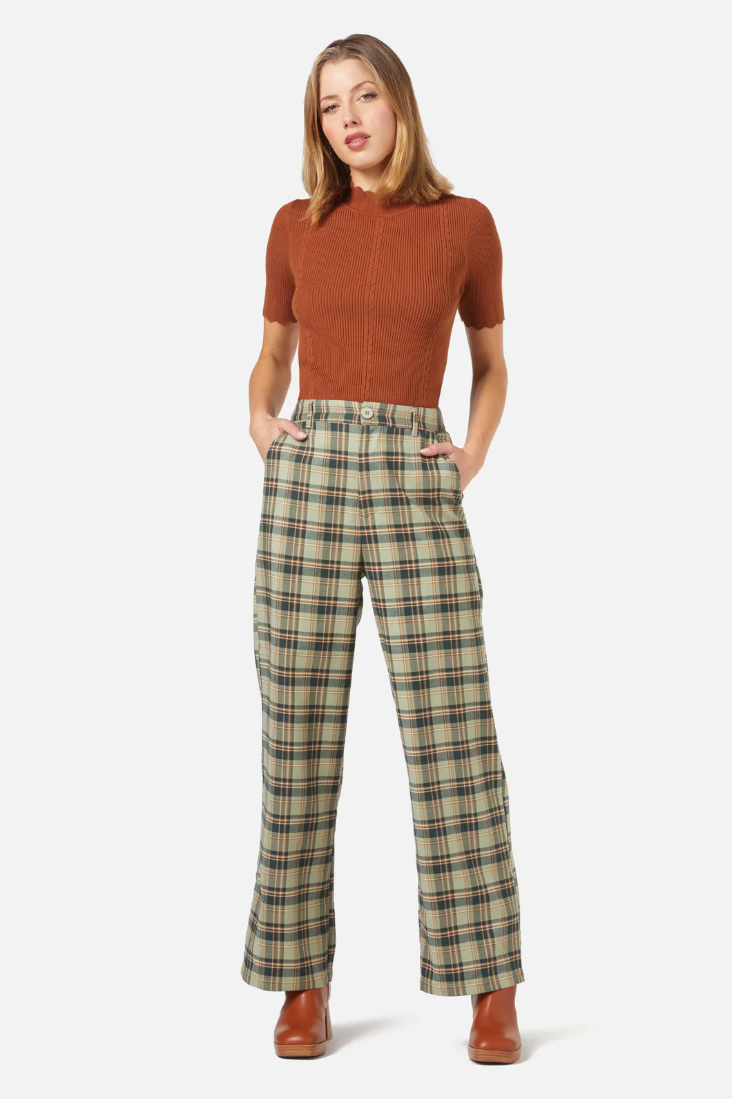Jeannie Check Pant - Image 7