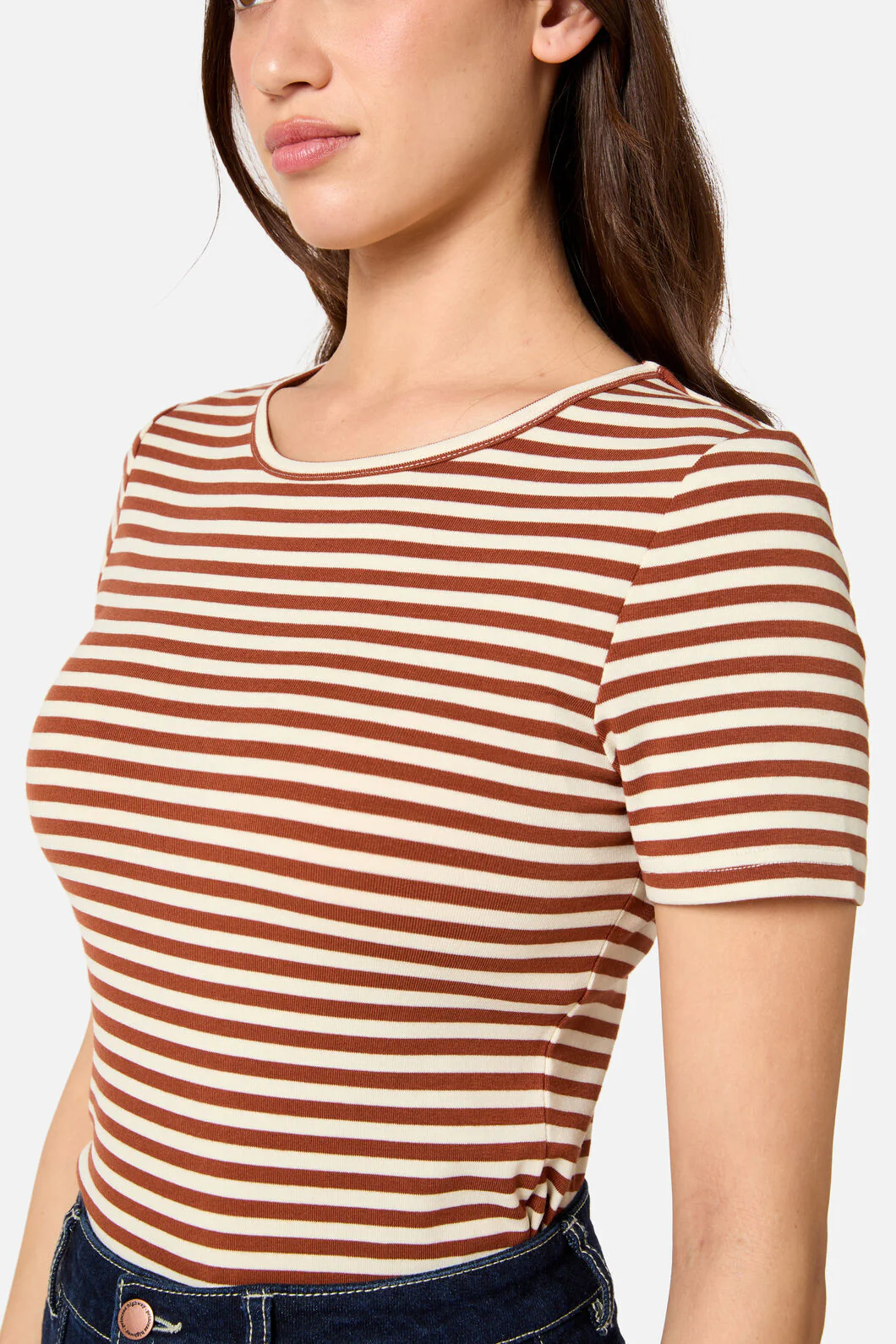 Jenny Stripe Tee - Image 6