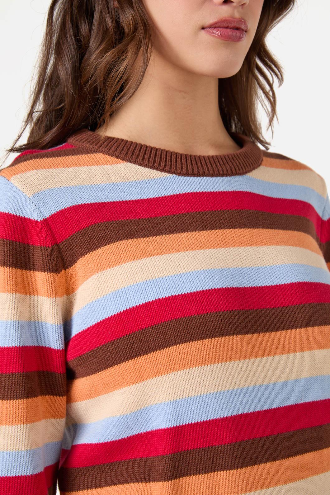 Jill Stripe Knit Jumper - Image 5