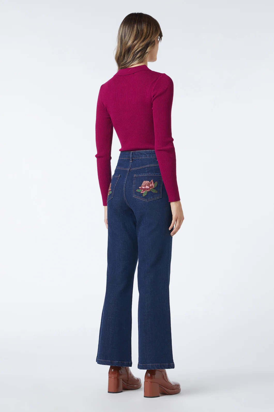 Josie Embroidered Jean - Image 3
