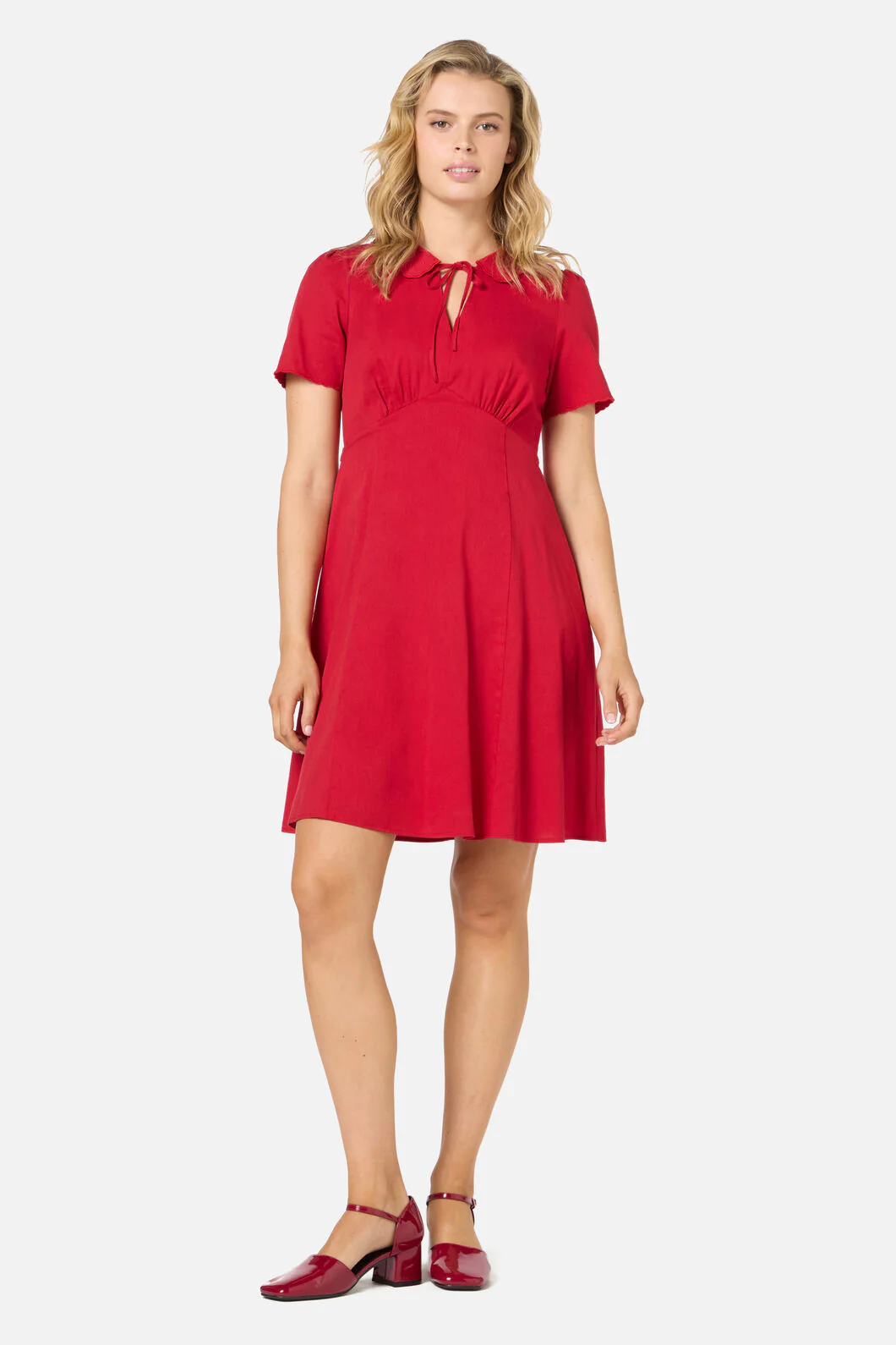 Josie Sweet Collar Tea Dress - Image 2