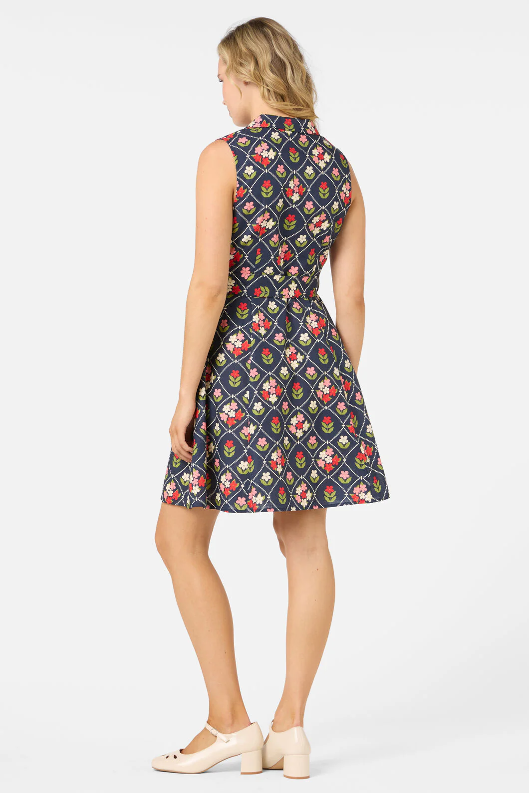 Judy Collar Mini Dress - Image 4