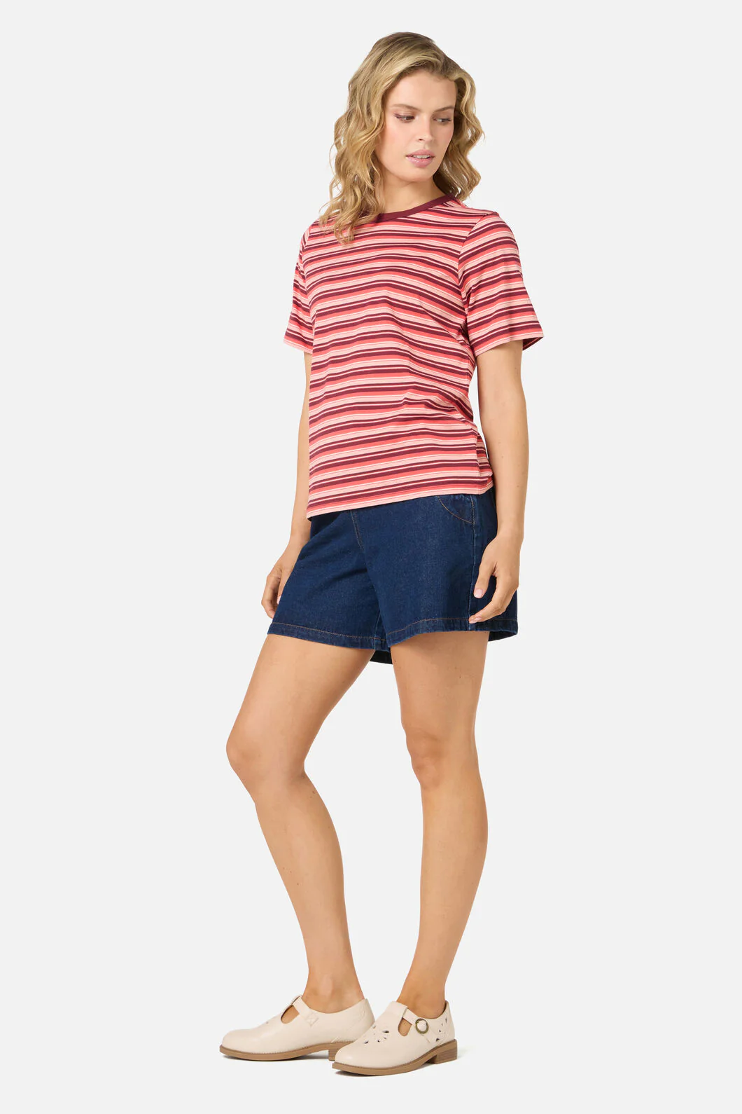 Judy Retro Stripe Tee - Image 10