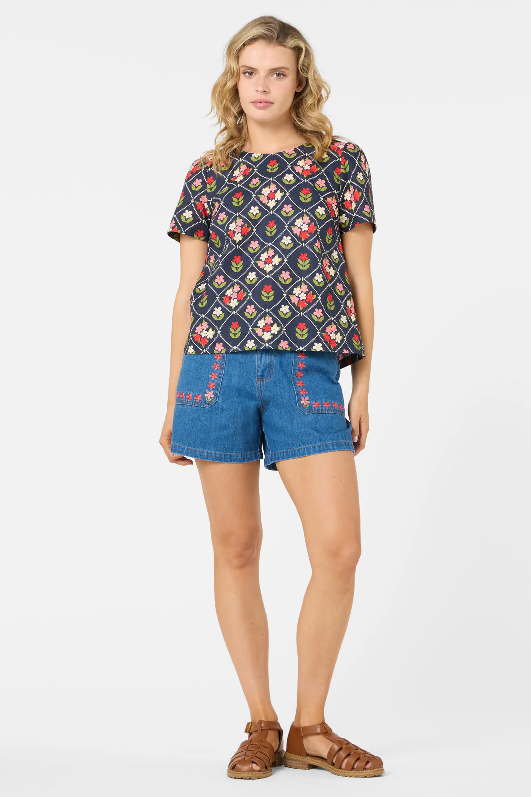 Judy Short Sleeve Top - Image 2