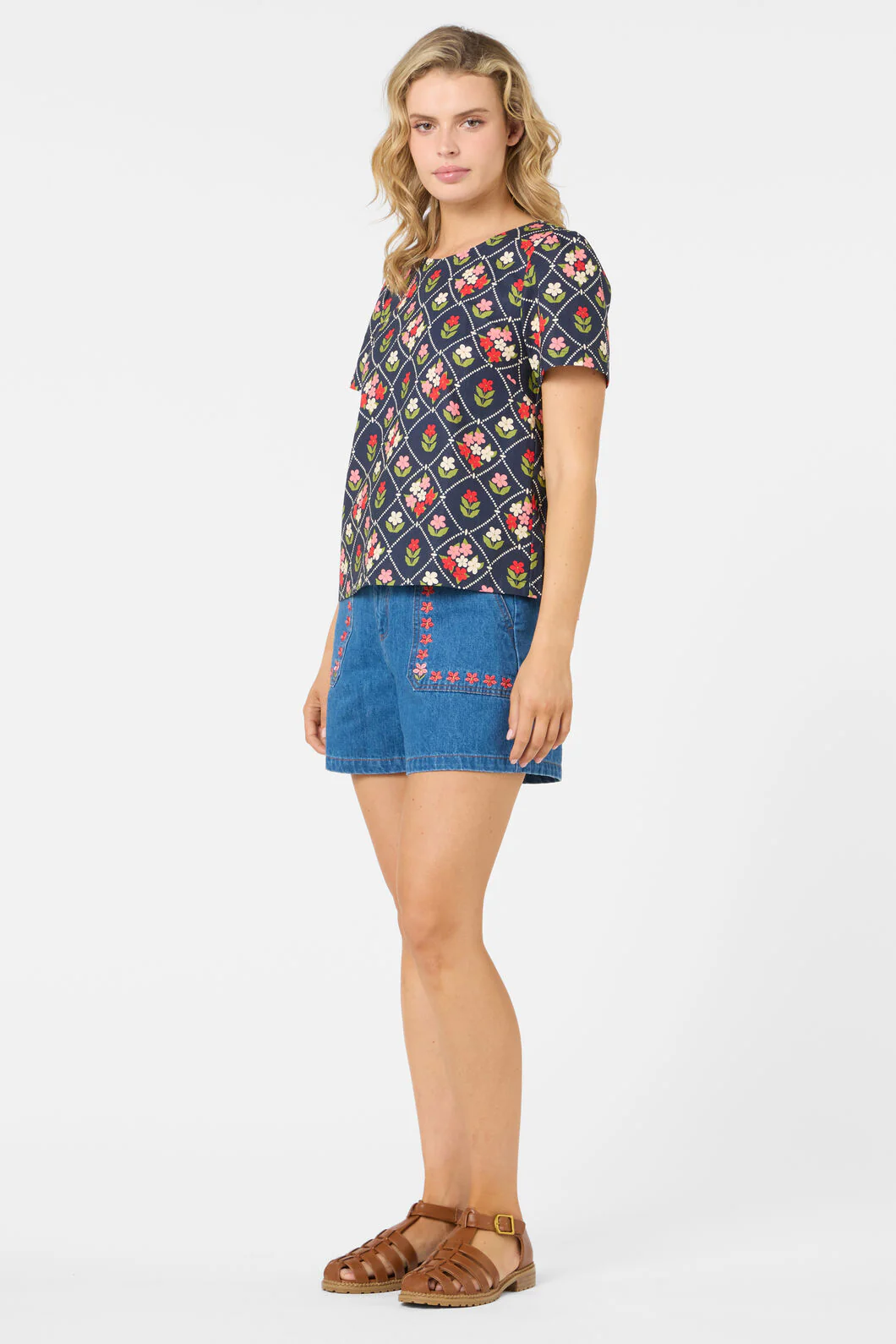 Judy Short Sleeve Top - Image 3
