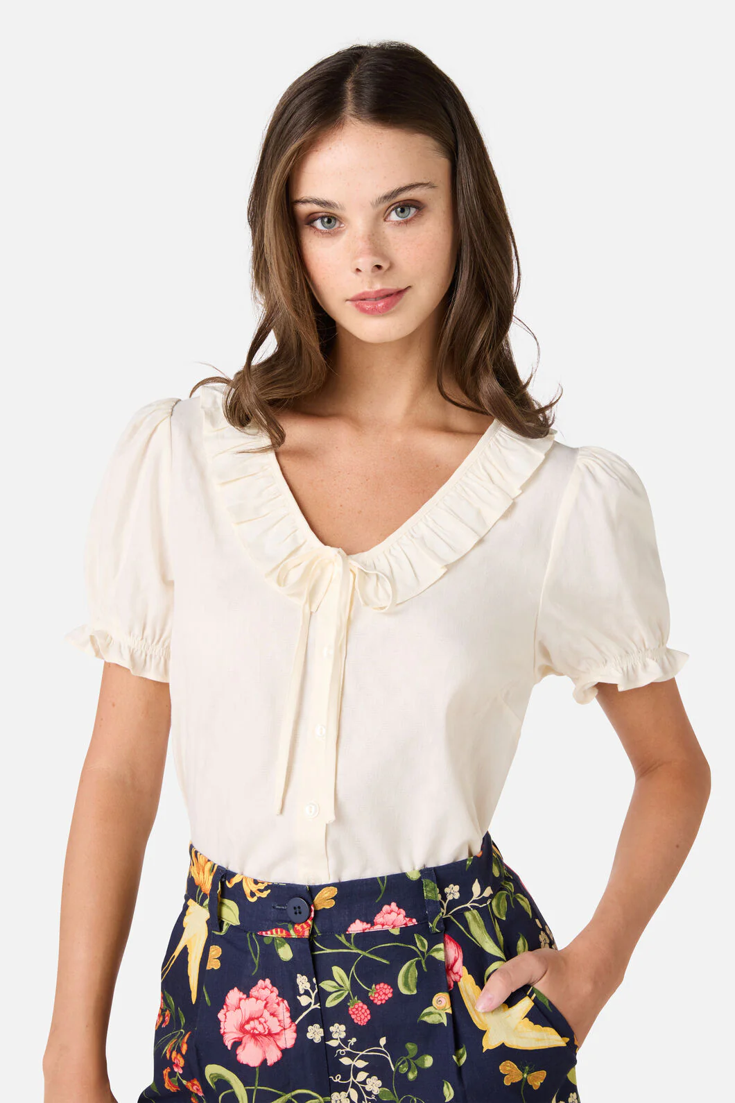 Kayla Ruffle Blouse - Image 8