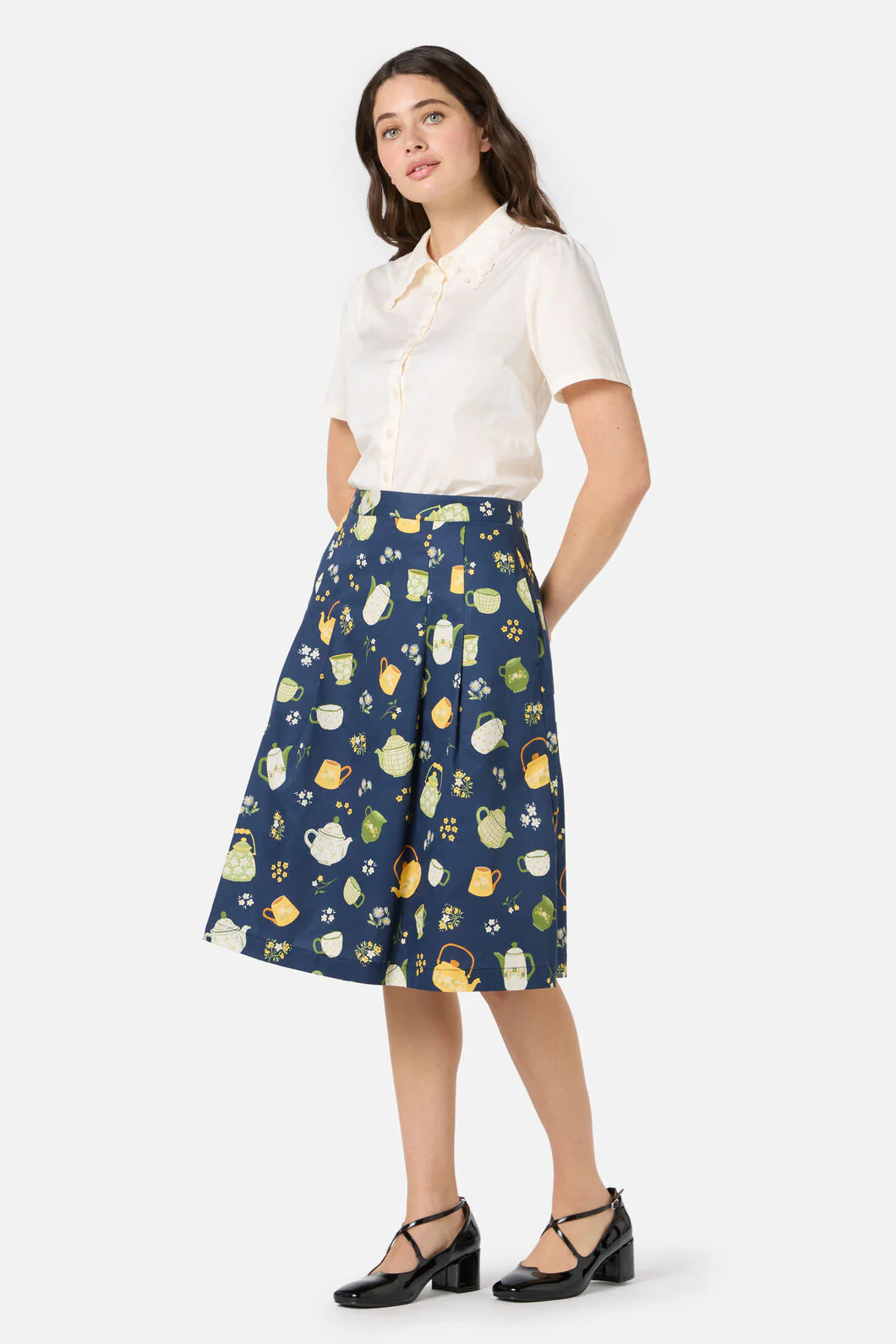 Lacey Collar Blouse - Image 10