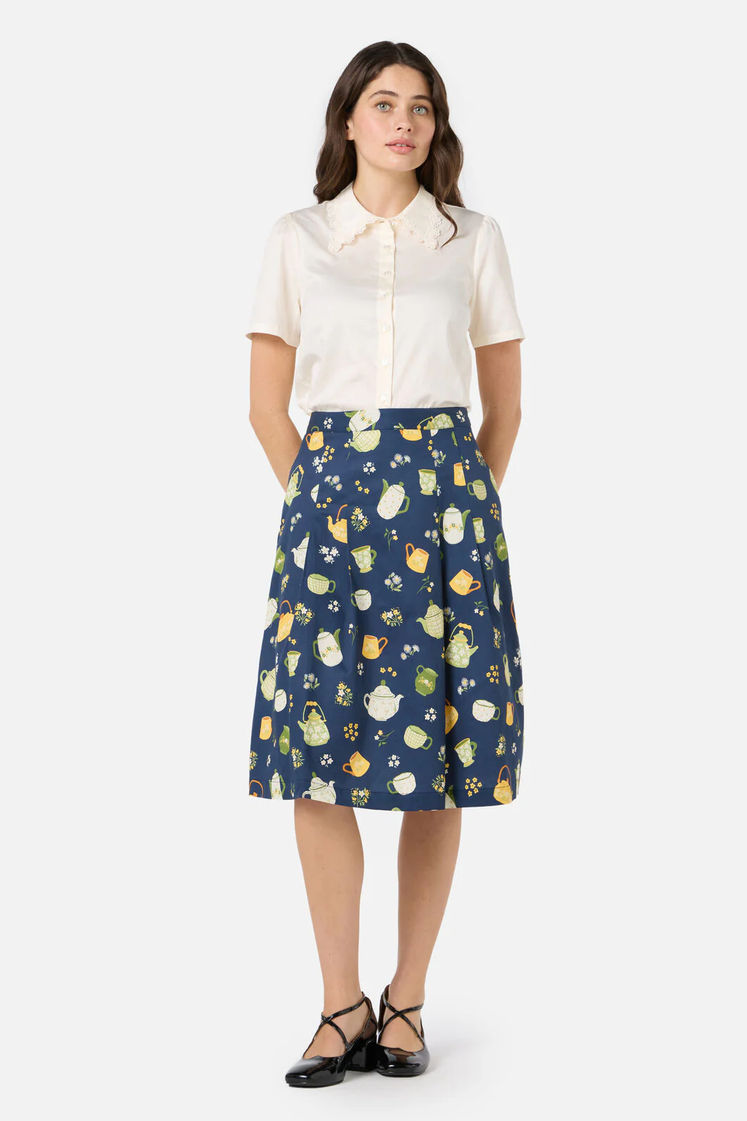 Lacey Collar Blouse - Image 9