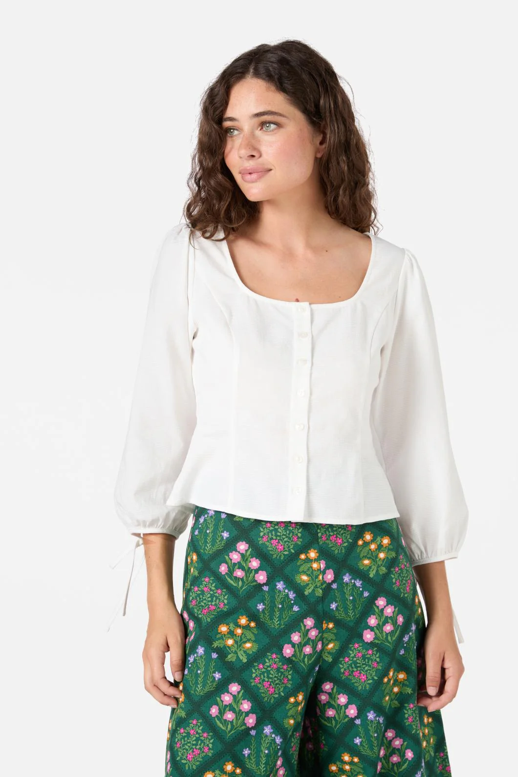 Layla Puff Sleeved Top - Image 8