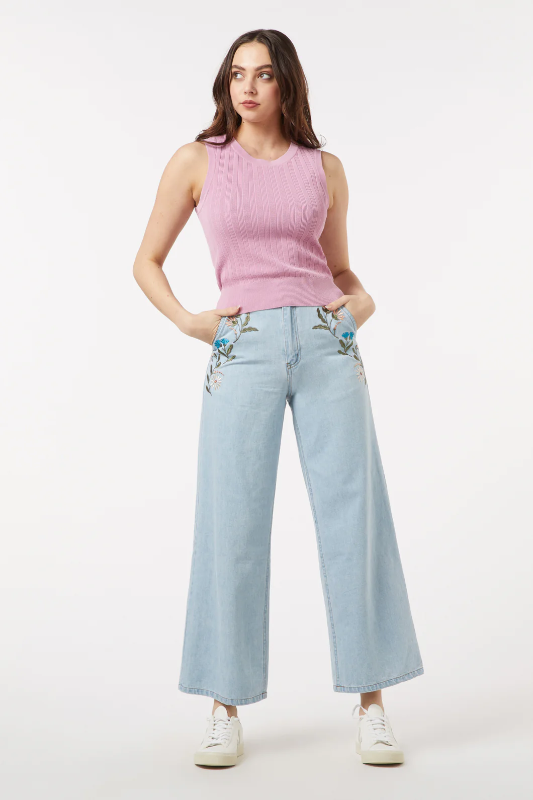 Leah Knit Tank Top - Image 3