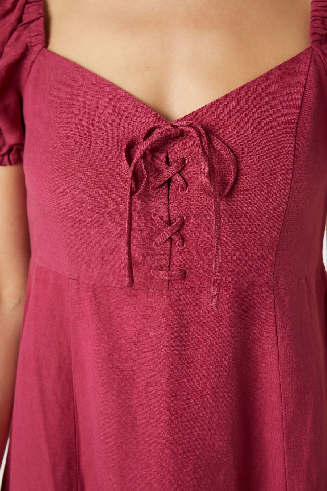 Leah Lace Up Dress - Image 10