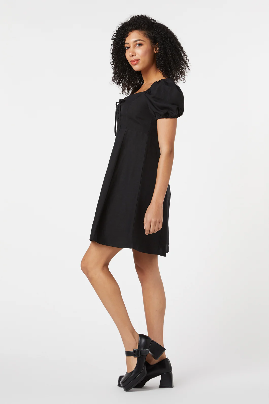 Leah Lace Up Dress - Image 3