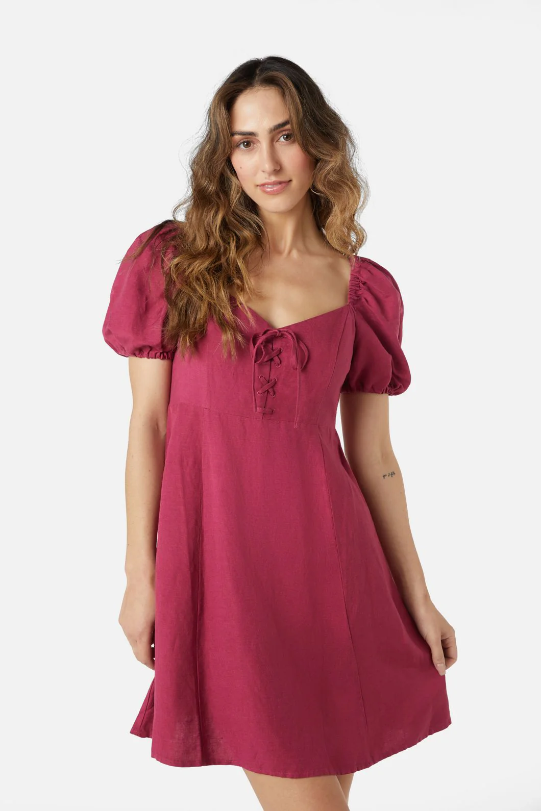 Leah Lace Up Dress - Image 7