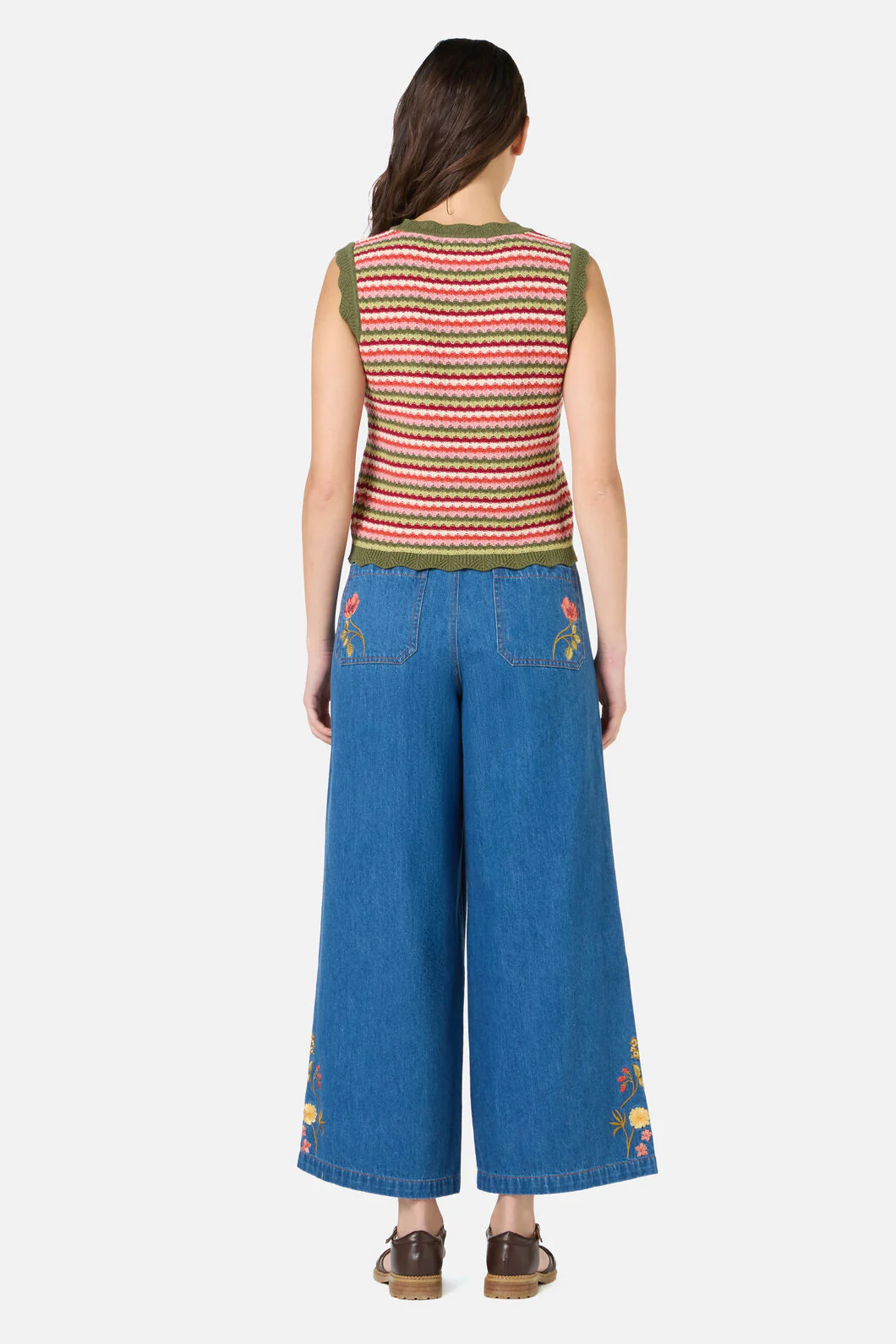 Leslie Stripe Knit Tank Top - Image 4