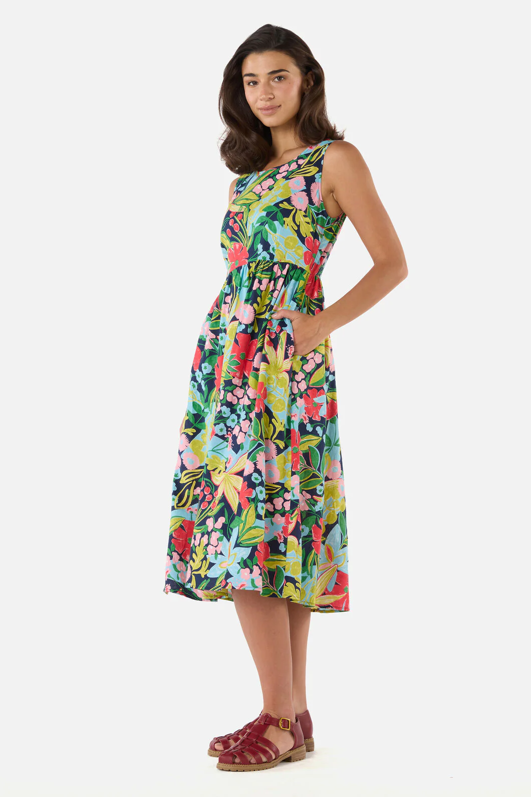 Lexi Floral Midi Dress - Image 2