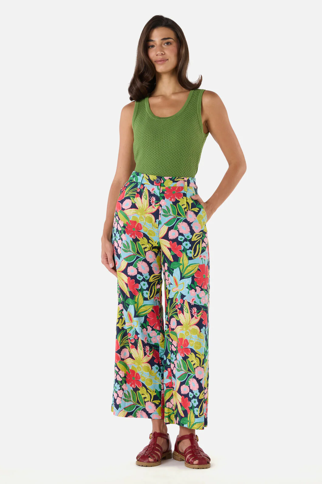 Lexi Floral Relaxed Pant - Image 2