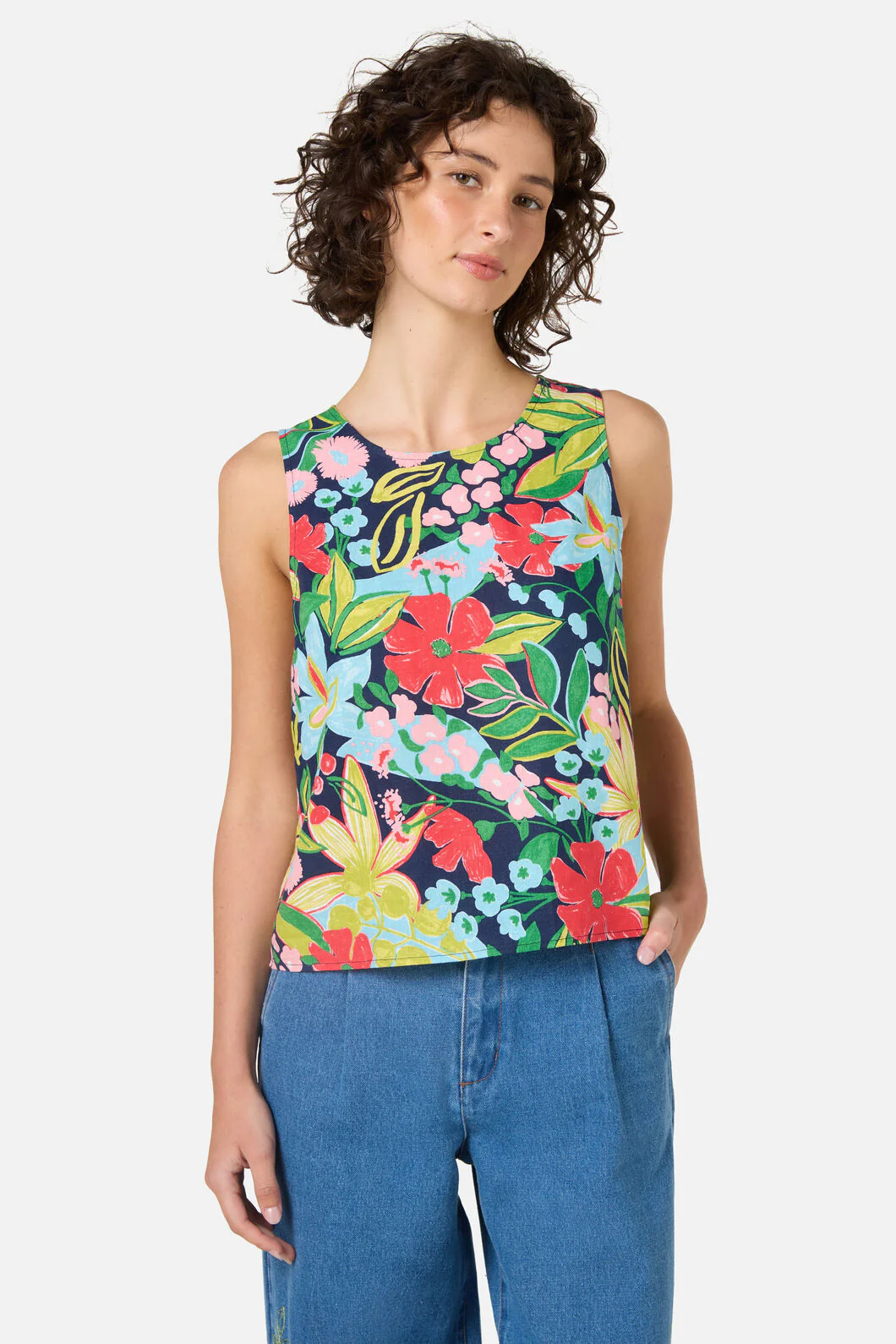 Lexi Floral Shell Top - Image 2
